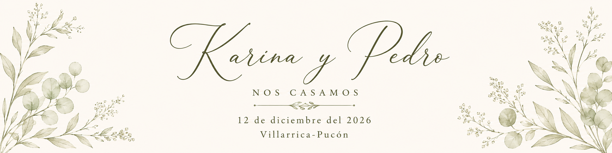 Karina y Pedro - Nos casamos